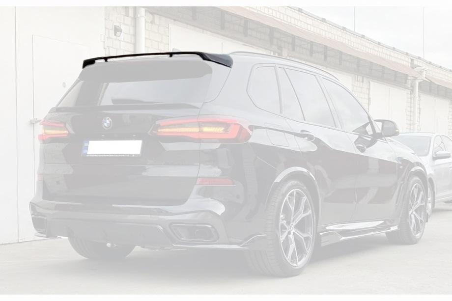 BMW X5 G05 2019–2026 Takalasispoileri V7 (Kiiltävä musta) Image