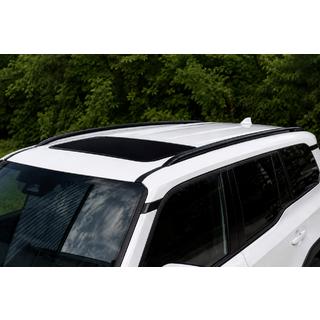 Integroidut kattokaiteet, mustat, OEM (alumiini) Toyota Land Cruiser Prado 250 2023–