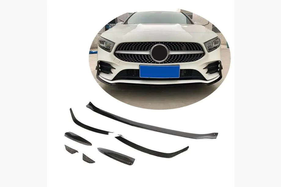 Mercedes A-class W177 2018– Etupuskurin lipa Lip V1 (AMG-Line SD 2018-2021, hiilikuitu) Image