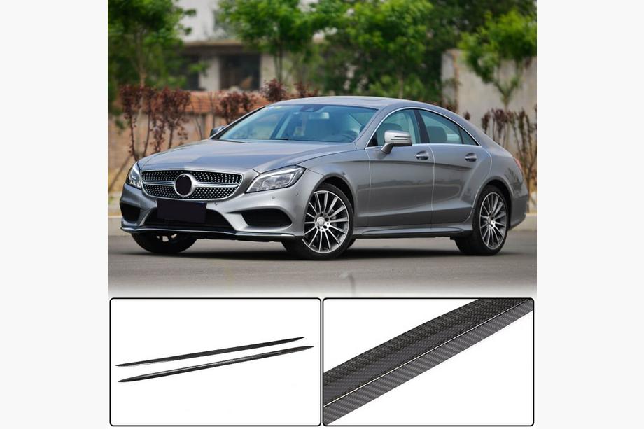 Mercedes CLS C218 2011–2018 Sivukynnykset (AMG-Line / CLS63 AMG SD 2015-2018, hiilikuitu) Image