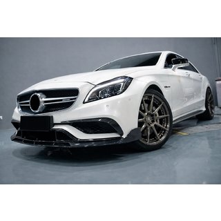 Etupuskurin lip spoiler Lip V2 (CLS63 AMG SD 2015-2018, hiilikuitu) kuva 1