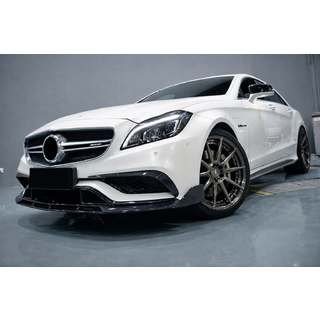 Etupuskurin lip spoiler Lip V2 (CLS63 AMG SD 2015-2018, hiilikuitu)