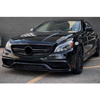 Etupuskurin lip spoiler (CLS63 AMG SD 2015-2018, hiilikuitu) Mercedes CLS C218 2011–2018 kuva 3