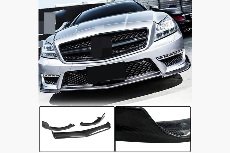 Mercedes CLS C218 2011–2018 Etupuskurin lipa Lip V1 (CLS63 AMG SD 2011-2014, hiilikuitu) Kuva 1