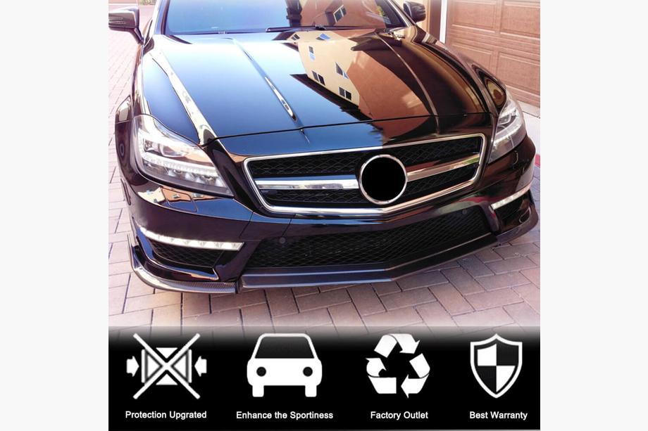 Mercedes CLS C218 2011–2018 Etupuskurin lipa Lip V1 (CLS63 AMG SD 2011-2014, hiilikuitu) Kuva 2