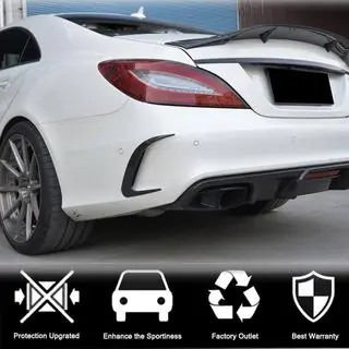 Takapuskurin suojalistat (Base / CLS63 AMG SD 2015-2018, hiilikuitu) kuva 3