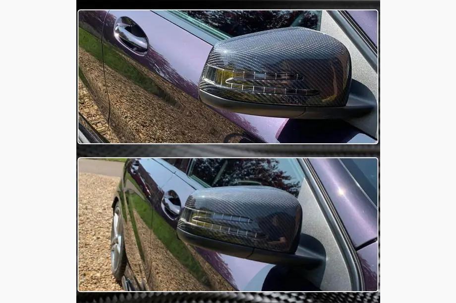Mercedes CLS C218 2011–2018 Peilinkuoret (hiilikuitu) Kuva 2