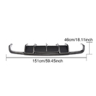 Mercedes CLS C218 2011–2018 Takapuskurin diffuusori (AMG-Line/CLS63 AMG 2011-2014, hiilikuitu) kuva 6
