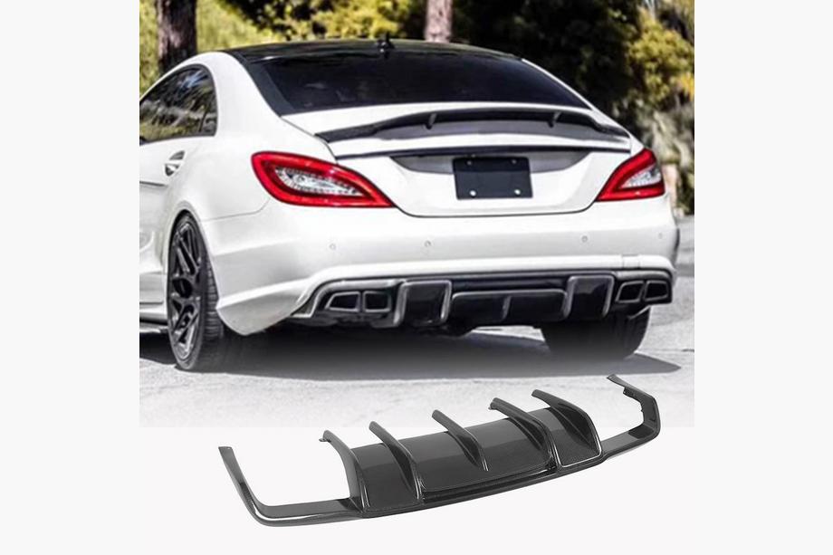 Mercedes CLS C218 2011–2018 Takapuskurin diffuusori (AMG-Line/CLS63 AMG 2011-2014, hiilikuitu) Image