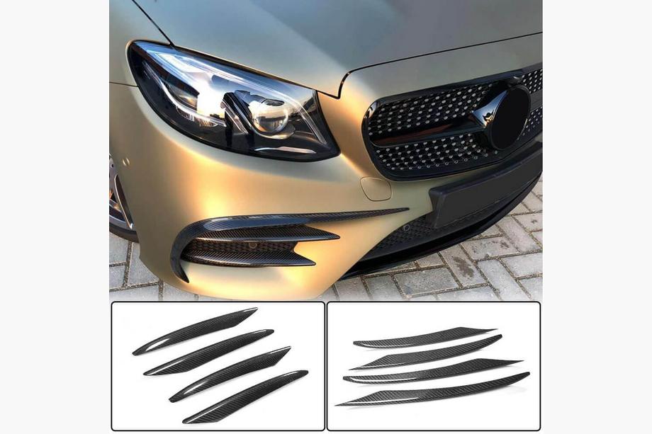 Mercedes E-sarja Coupé C238 2016–2024 Etupuskurin listat (AMG / AMG-Line 2017-2019, hiilikuitu) Image