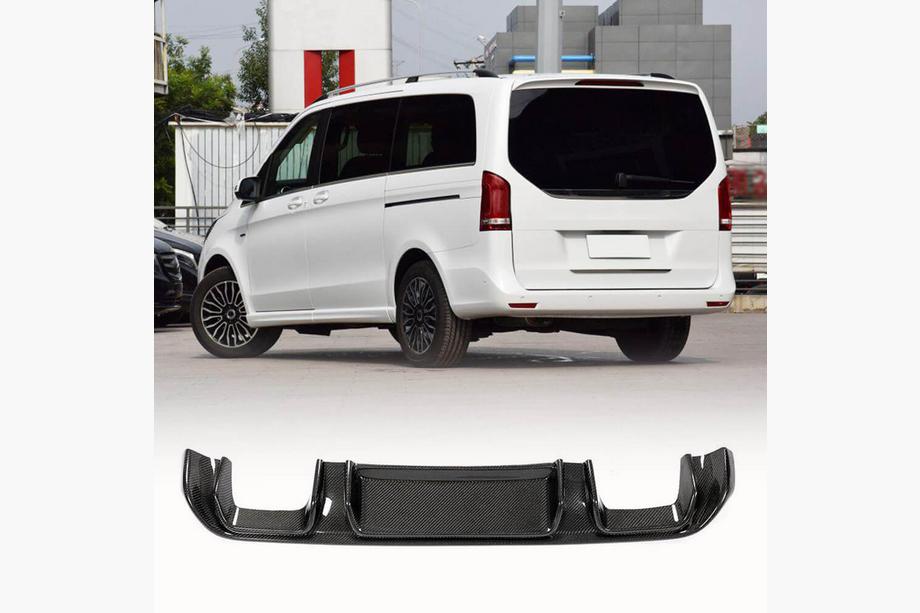 Mercedes Vito/V-class W447 2014– Takapuskurin diffuusori V2 (V-Class 2014-2019, hiilikuitu) Image
