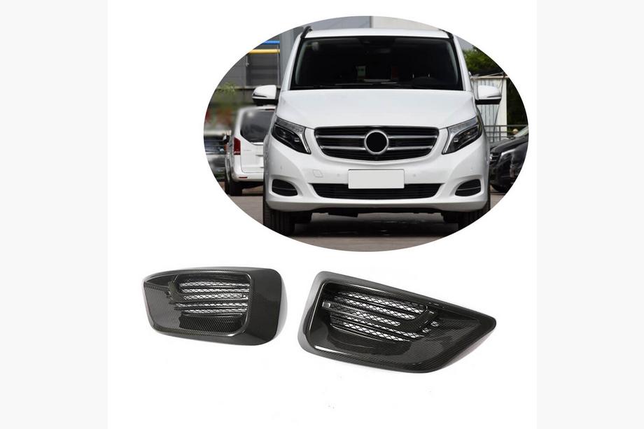 Mercedes Vito/V-class W447 2014– Sumuvalojen peitelevyt V2 (2014-2019, Hiilikuitu) Image