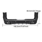 Mercedes Vito/V-class W447 2014– Takapuskurin lista diffuusorilla (2014-2019, muovi + hiilikuitu) kuva 5