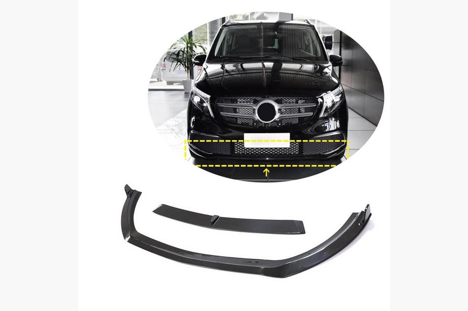Mercedes Vito/V-class W447 2014– Etupuskurin lip (2020+, kuivahiilikuitu) Image