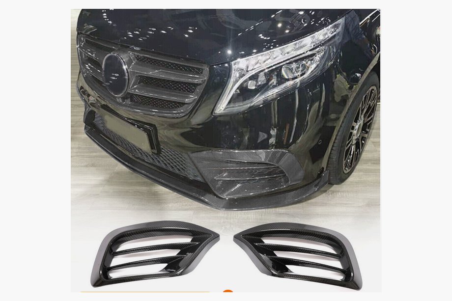 Mercedes Vito/V-class W447 2014– Sumuvalojen peiteosat V1 (2020+, Dry Carbon) Image