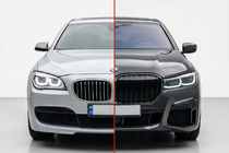 BMW 7-sarja F01/F02 2008–2015 Facelift-sarja G12 M760:een (ilman takaluukun ja takalokasuojien vaihtoa) kuva 1