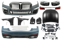 BMW 7-sarja F01/F02 2008–2015 Facelift-sarja G12 M760:een (ilman takaluukun ja takalokasuojien vaihtoa) kuva 6
