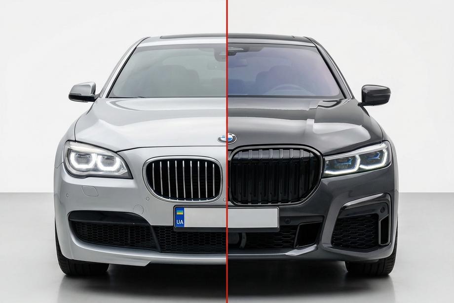 BMW 7-sarja F01/F02 2008–2015 Facelift-sarja G12 M760:een (ilman takaluukun ja takalokasuojien vaihtoa) Image
