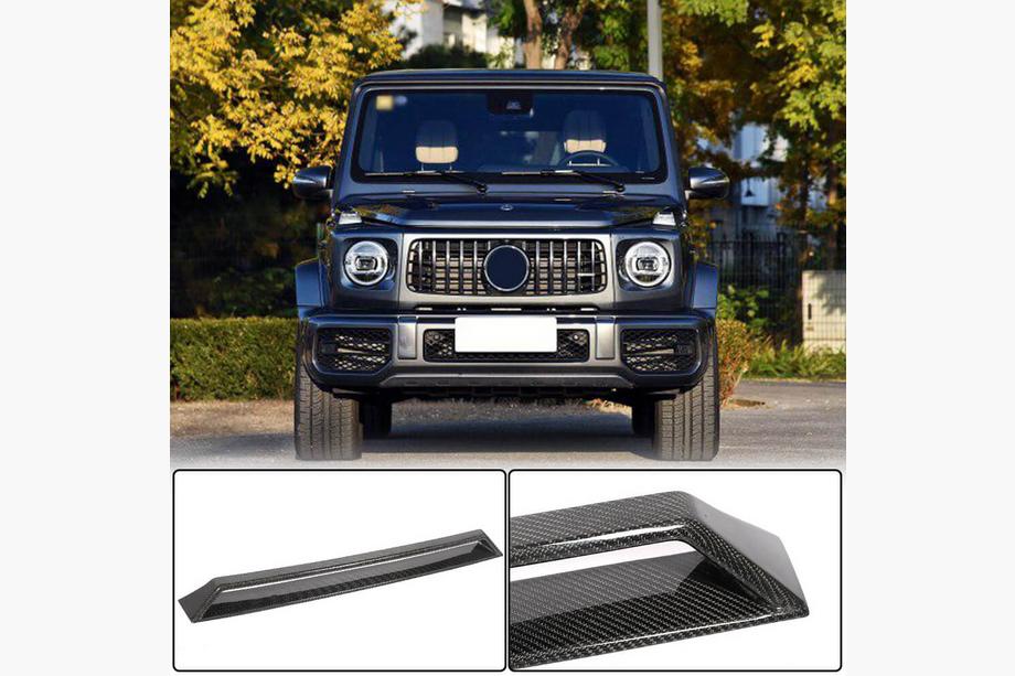 Mercedes G-Class W463 2018–2024 Etupuskurin lipa V2 (G63 AMG, kuivahiilikuitu) Image