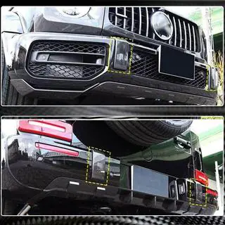Etu- ja takapuskurin koristelistojen sarja (G63 AMG, Dry Carbon) kuva 4
