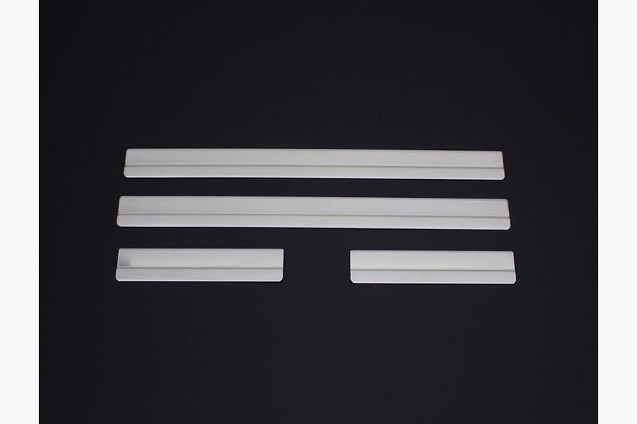Volkswagen Polo 2001–2009 OmsaLine kynnyslistat (4 kpl, ruostumaton teräs) Image