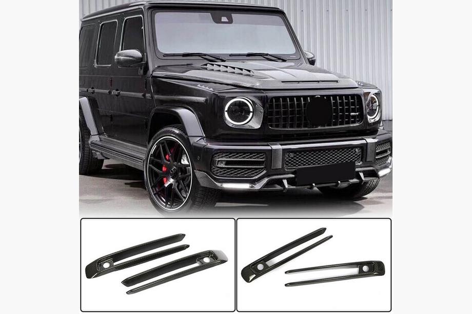Mercedes G-Class W463 2018–2024 Hiilikuituiset sumuvalojen kehykset (G63 AMG:lle) Image