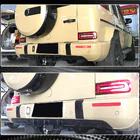 Mercedes G-Class W463 2018–2024 Takaspoilerin diffuusori V1 (G63 AMG:lle, hiilikuitu) kuva 5