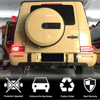Takaspoilerin diffuusori V1 (G63 AMG:lle, hiilikuitu) Mercedes G-Class W463 2018–2024 kuva 3