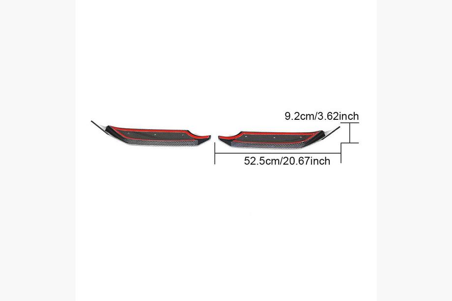 Mercedes G-Class W463 2018–2024 Etupuskurin Flap-lipat (G63 AMG 2019-2021, hiilikuitu) Kuva 6