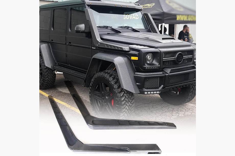 Mercedes G class W463 1990–2018 Snorkkeli (vuosimalleihin 2004-2018, 2 kpl, hiilikuitu) Image