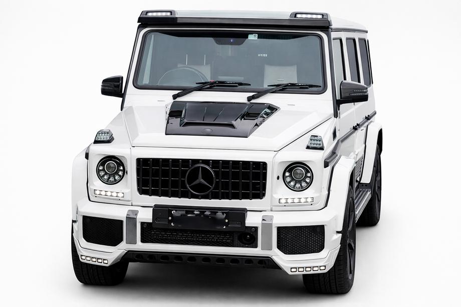 Mercedes G class W463 1990–2018 BRBS konepellin peite (2004-2018, hiilikuitu) Kuva 1