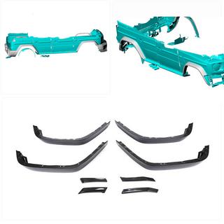 Lokasuojan levikkeet (Carbon Set -korisarjaan, hiilikuitu) Mercedes G-Class W463 2018–2024 kuva 2