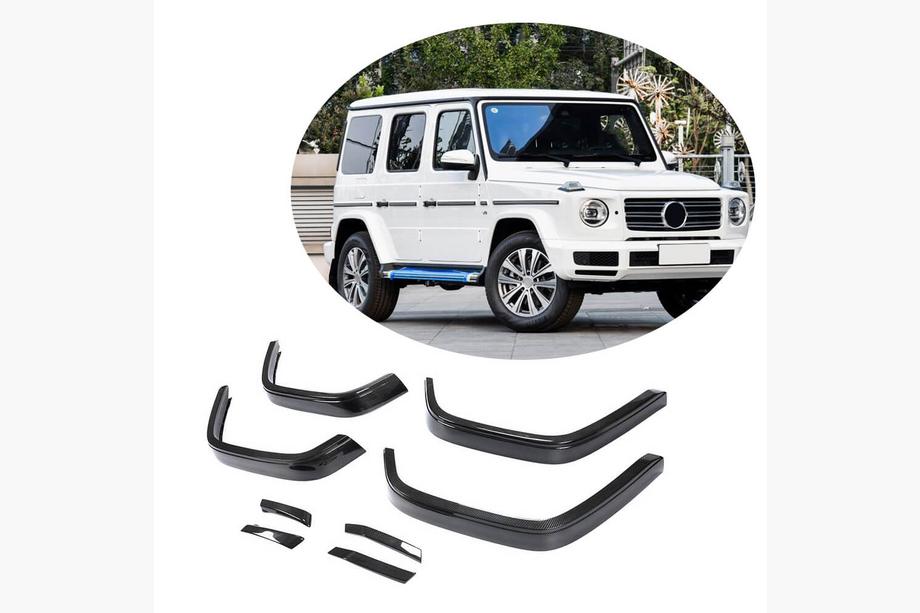 Mercedes G-Class W463 2018–2024 Lokasuojan levikkeet (Carbon Set -korisarjaan, hiilikuitu) Image