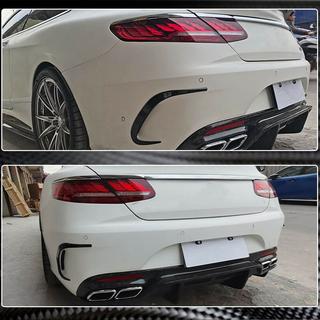 Takapuskurin suojalista (AMG / AMG-Line, hiilikuitu) kuva 4