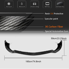 Mercedes S-class C217 Coupé 2014–2020 Etupuskurin lip spoiler V2 (AMG-Line 2015-2018, hiilikuitu) kuva 6
