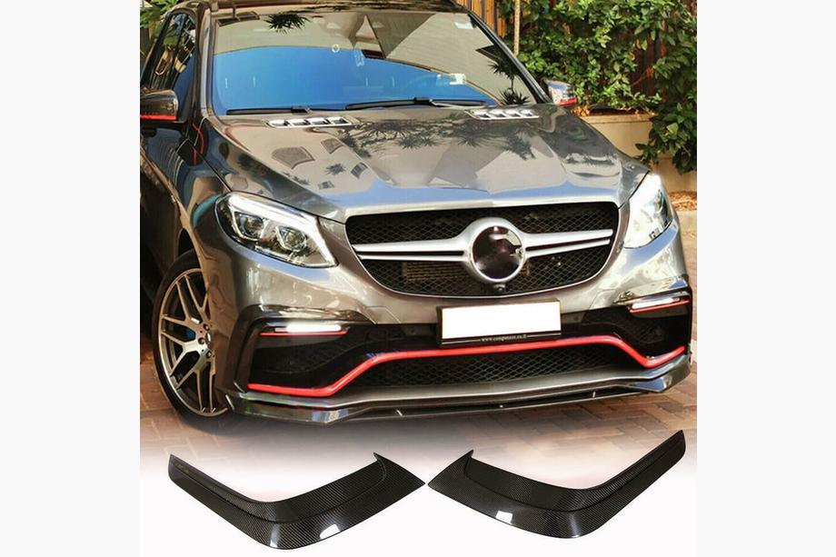 Mercedes GLE coupe C292 2015–2019 Hiilikuituiset etupuskurin listat (GLE63 AMG) Image