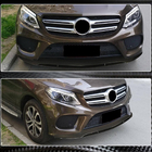 Mercedes GLE coupe C292 2015–2019 Etupuskurin lip-spoileri (GLE43 AMG, muovi) kuva 3