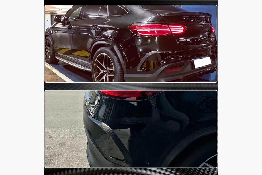 Mercedes GLE coupe C292 2015–2019 Takapuskurin suojalista (hiilikuitu) Kuva 5