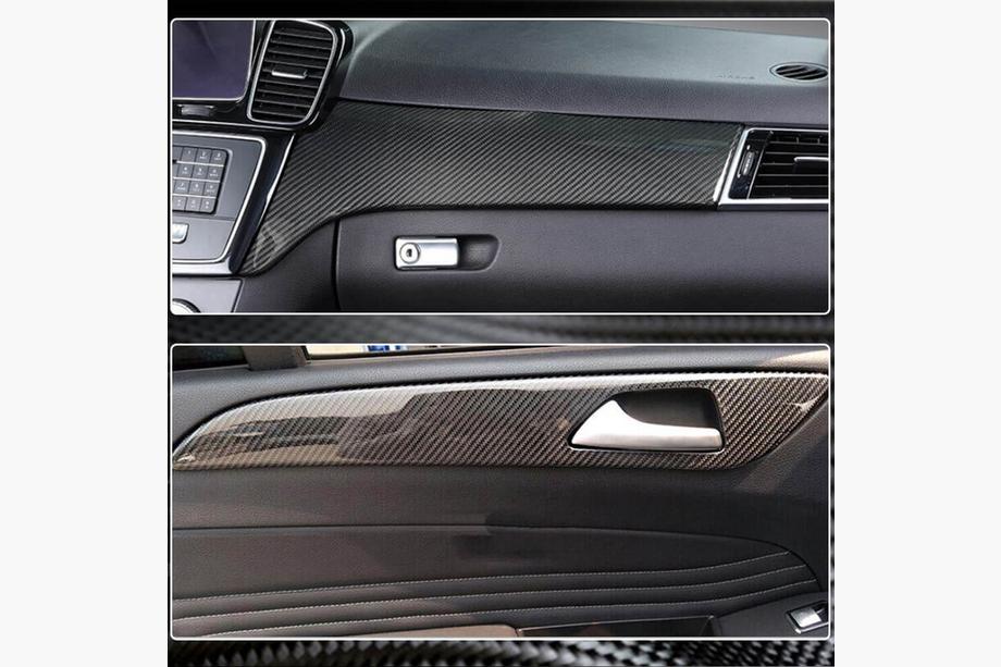 Mercedes GLE coupe C292 2015–2019 Hiilikuituiset sisustan insertit (Carbon) Kuva 4