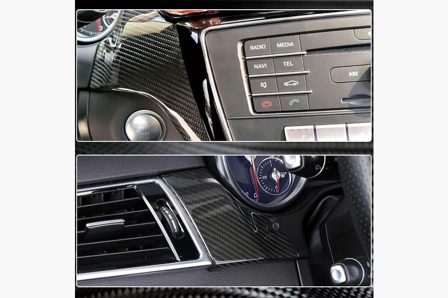 Mercedes GLE coupe C292 2015–2019 Hiilikuituiset sisustan insertit (Carbon) Kuva 5