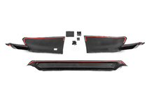 Toyota Land Cruiser Prado 150 2009–2023 Takadiffuusori, 3-osainen TRD (2017+) Musta kuva 6