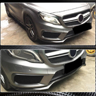 Mercedes GLA X156 2014–2019 Etupuskurin lip-spoileri (GLA45 AMG 2013-2016, hiilikuitu) kuva 3
