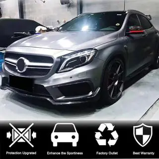 Etupuskurin lipat (GLA45 AMG 2013-2016, hiilikuitu) kuva 2