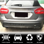 Mercedes GLA X156 2014–2019 Takapuskurin diffuusori (GLA45 AMG, hiilikuitu) kuva 2