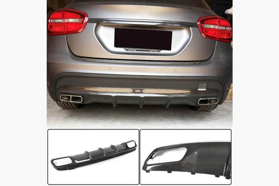 Mercedes GLA X156 2014–2019 Takapuskurin diffuusori (GLA45 AMG, hiilikuitu) Image
