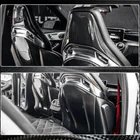 Mercedes A-sarja W176 2012–2018 Istuimen koristelistat (Dry carbon) kuva 6