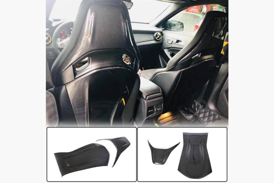 Mercedes A-class W177 2018– Istuimen koristelistat (Dry carbon) Kuva 2