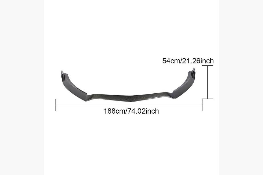 Mercedes AMG GT C190/R190 2014–2022 Etupuskurin lip-spoileri Lip (GT R 2016-2019, hiilikuitu) Kuva 6