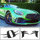 Mercedes AMG GT C190/R190 2014–2022 V2 etupuskurin lisäosat (GT R 2016-2019, kuiva hiilikuitu) kuva 1