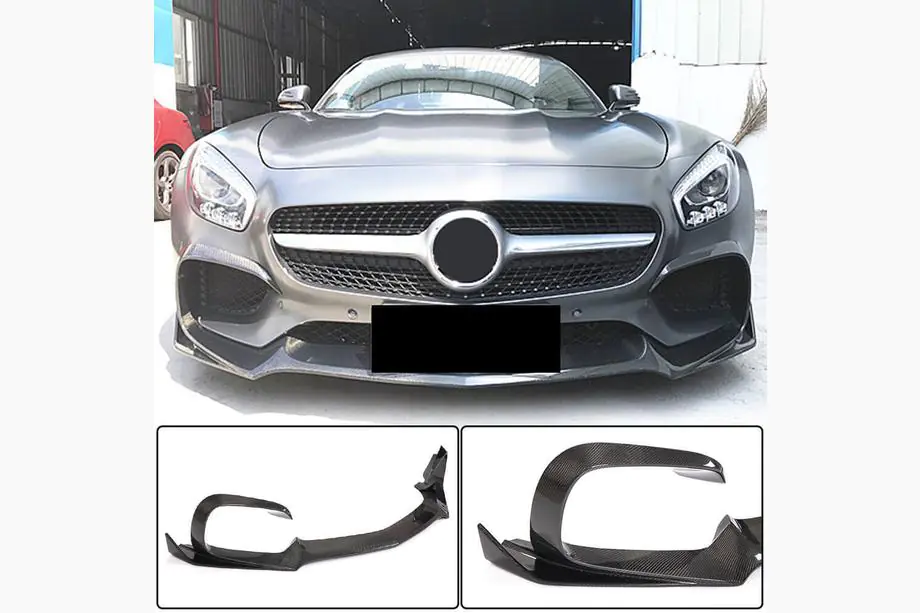 Mercedes AMG GT C190/R190 2014–2022 Etupuskurin lipa Lip (2015-2017, hiilikuitu) Image